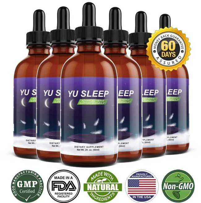 Yu Sleep natural sleep aid supplement bottle